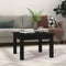 vidaXL - Salontafel - 45x45x30 - cm - massief - grenenhout - zwart