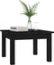 vidaXL - Salontafel - 45x45x30 - cm - massief - grenenhout - zwart