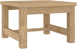 vidaXL - Salontafel - 45x45x30 - cm - massief - teakhout