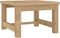 vidaXL - Salontafel - 45x45x30 - cm - massief - teakhout