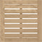 vidaXL - Salontafel - 45x45x30 - cm - massief - teakhout