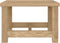 vidaXL - Salontafel - 45x45x30 - cm - massief - teakhout