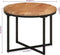 vidaXL - Salontafel - 45x45x35 - cm - massief - acaciahout - en - ijzer