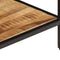 vidaXL - Salontafel - 45x45x35 - cm - massief - ruw - mangohout