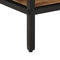 vidaXL - Salontafel - 45x45x35 - cm - massief - ruw - mangohout