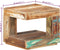 vidaXL - Salontafel - 45x45x40 - cm - massief - gerecycled - hout