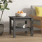vidaXL - Salontafel - 45x45x40 - cm - massief - grenenhout - grijs