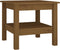 vidaXL - Salontafel - 45x45x40 - cm - massief - grenenhout - honingbruin