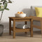 vidaXL - Salontafel - 45x45x40 - cm - massief - grenenhout - honingbruin