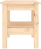 vidaXL - Salontafel - 45x45x40 - cm - massief - grenenhout - honingbruin
