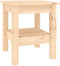 vidaXL - Salontafel - 45x45x40 - cm - massief - grenenhout - honingbruin