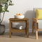 vidaXL - Salontafel - 45x45x40 - cm - massief - grenenhout - honingbruin