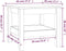 vidaXL - Salontafel - 45x45x40 - cm - massief - grenenhout - honingbruin
