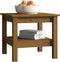 vidaXL - Salontafel - 45x45x40 - cm - massief - grenenhout - honingbruin