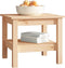 vidaXL - Salontafel - 45x45x40 - cm - massief - grenenhout