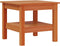 vidaXL - Salontafel - 45x45x40 - cm - massief - grenenhout - wasbruin