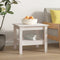 vidaXL - Salontafel - 45x45x40 - cm - massief - grenenhout - wit