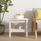 vidaXL - Salontafel - 45x45x40 - cm - massief - grenenhout - wit
