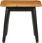 vidaXL - Salontafel - 45x45x40 - cm - massief - mangohout - en - ijzer