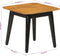 vidaXL - Salontafel - 45x45x40 - cm - massief - mangohout - en - ijzer