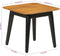 vidaXL - Salontafel - 45x45x40 - cm - massief - mangohout - en - ijzer