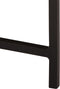 vidaXL - Salontafel - 45x45x40 - cm - massief - mangohout - en - ijzer