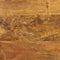 vidaXL - Salontafel - 45x45x40 - cm - massief - mangohout - en - ijzer