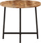 vidaXL - Salontafel - 45x45x40 - cm - massief - mangohout - en - ijzer