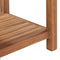 vidaXL - Salontafel - 45x45x45 - cm - massief - teakhout