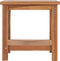 vidaXL - Salontafel - 45x45x45 - cm - massief - teakhout