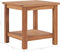 vidaXL - Salontafel - 45x45x45 - cm - massief - teakhout