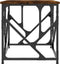 vidaXL - Salontafel - 45x45x47,5 - cm - bewerkt - hout - gerookt - eikenkleurig