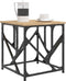 vidaXL - Salontafel - 45x45x47,5 - cm - bewerkt - hout - sonoma - eikenkleurig