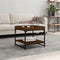 vidaXL - Salontafel - 49,5x49,5x45 - cm - bewerkt - hout - bruin - eikenkleur
