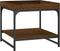 vidaXL - Salontafel - 49,5x49,5x45 - cm - bewerkt - hout - bruin - eikenkleur