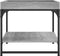 vidaXL - Salontafel - 49,5x49,5x45 - cm - bewerkt - hout - grijs - sonoma - eikenkleur