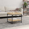vidaXL - Salontafel - 49,5x49,5x45 - cm - bewerkt - hout - sonoma - eikenkleurig