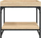 vidaXL - Salontafel - 49,5x49,5x45 - cm - bewerkt - hout - sonoma - eikenkleurig