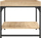 vidaXL - Salontafel - 49,5x49,5x45 - cm - bewerkt - hout - sonoma - eikenkleurig