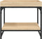 vidaXL - Salontafel - 49,5x49,5x45 - cm - bewerkt - hout - sonoma - eikenkleurig