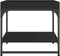 vidaXL - Salontafel - 49,5x49,5x45 - cm - bewerkt - hout - zwart