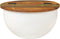 vidaXL - Salontafel - 50x27 - cm - massief - gerecycled - hout - wit