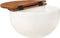 vidaXL - Salontafel - 50x27 - cm - massief - gerecycled - hout - wit