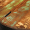 vidaXL - Salontafel - 50x27 - cm - massief - gerecycled - hout - zwart