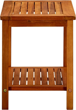 vidaXL - Salontafel - 50x35x45 - cm - massief - acaciahout