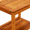 vidaXL - Salontafel - 50x35x45 - cm - massief - acaciahout
