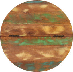 vidaXL - Salontafel - 50x39,5 - cm - massief - gerecycled - hout - zwart