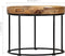vidaXL - Salontafel - 50x40 - cm - massief - mangohout - en - staal