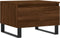 vidaXL - Salontafel - 50x46x35 - cm - bewerkt - hout - bruin - eikenkleur