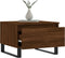 vidaXL - Salontafel - 50x46x35 - cm - bewerkt - hout - bruin - eikenkleur